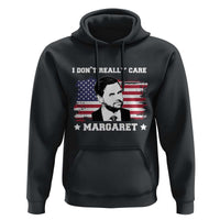 Funny JD Vance Hoodie I Don't Really Care Margaret American Flag