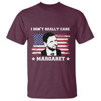 Funny JD Vance T Shirt I Don't Really Care Margaret American Flag