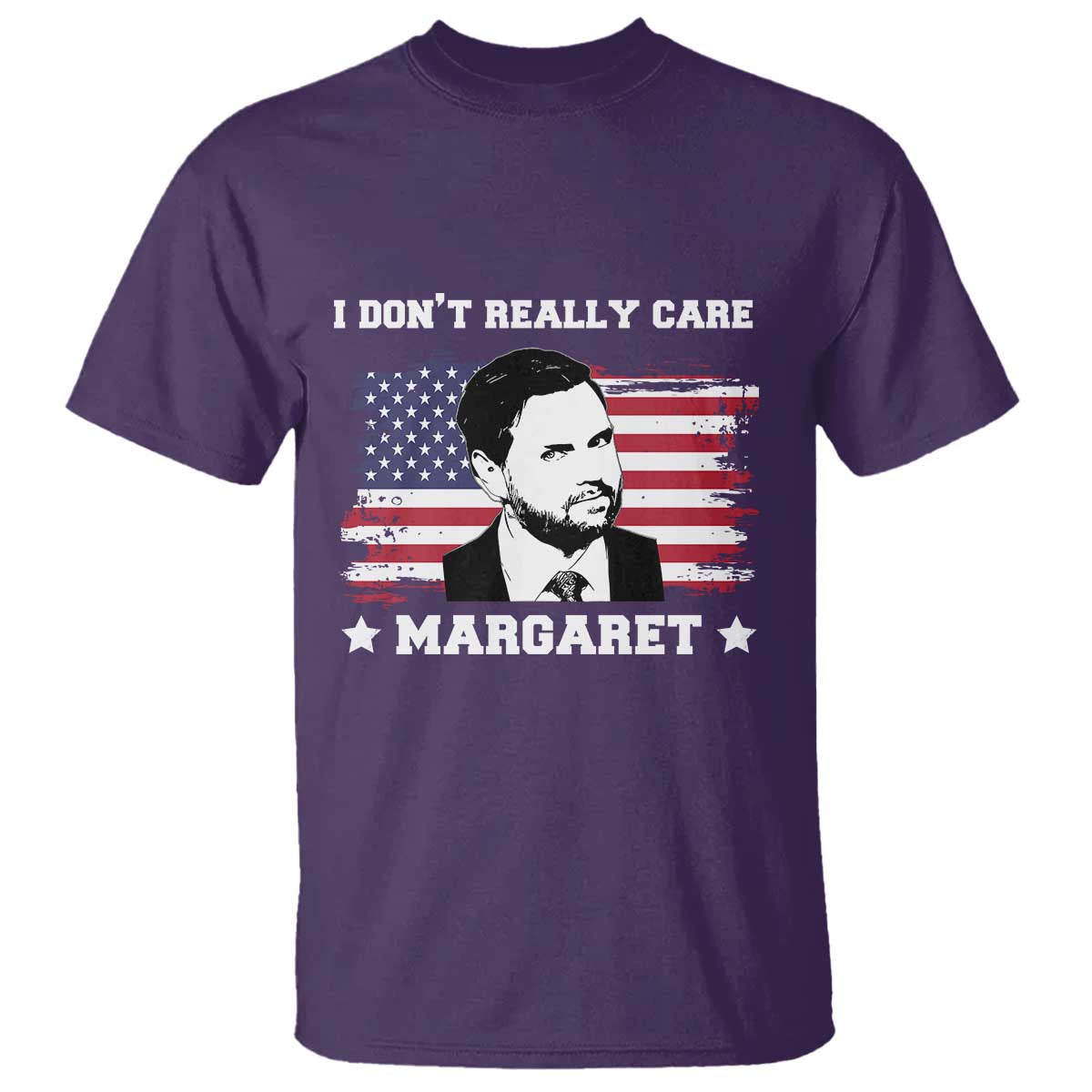 Funny JD Vance T Shirt I Don't Really Care Margaret American Flag
