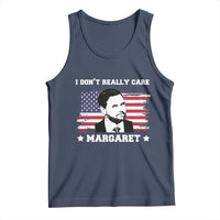 Funny JD Vance Tank Top I Don't Really Care Margaret American Flag