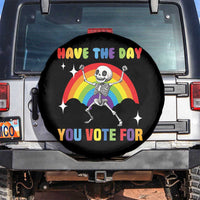 Sarcastic Skeleton Spare Tire Cover Have The Day You Voted For