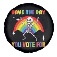 Sarcastic Skeleton Spare Tire Cover Have The Day You Voted For
