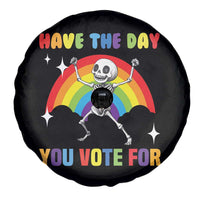 Sarcastic Skeleton Spare Tire Cover Have The Day You Voted For