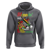 Stepping Into Black History Month Hoodie Black Girls Sneakers