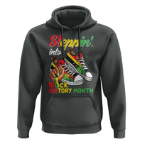 Stepping Into Black History Month Hoodie Black Girls Sneakers