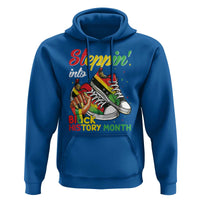 Stepping Into Black History Month Hoodie Black Girls Sneakers