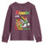 Stepping Into Black History Month Youth Sweatshirt Black Girls Sneakers