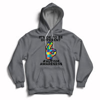 Autism Awareness Acceptance It's Ok To Be Different Hoodie - Wonder Print Shop