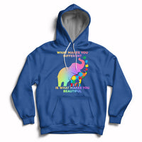 What Make You Different Autism Elephant Mom Autism Awareness Hoodie - Wonder Print Shop
