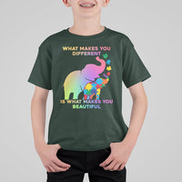 What Make You Different Autism Elephant Mom Autism Awareness Kid T-Shirt - Wonder Print Shop