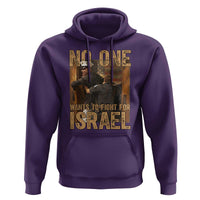 No One Wants To Fight For Israel Hoodie America First Veteran Message Anti War