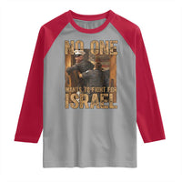 No One Wants To Fight For Israel Raglan Shirt America First Veteran Message Anti War