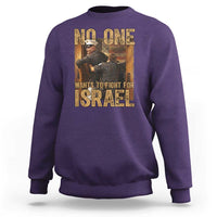 No One Wants To Fight For Israel Sweatshirt America First Veteran Message Anti War