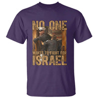 No One Wants To Fight For Israel T Shirt America First Veteran Message Anti War