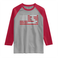 Everything Is Fine Trust Your Government Patriotic Flag Raglan Shirt Sarcastic Political Humor