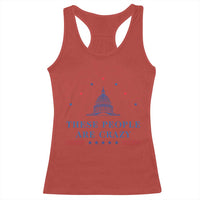 These People Are Crazy Capitol Political Humor Racerback Tank Top Funny Government Politics