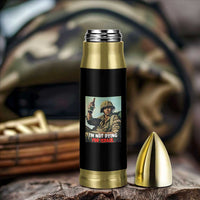 I’m Not Dying For Israel America First Veteran Bullet Tumbler Anti Foreign War Military Statement