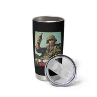 I’m Not Dying For Israel America First Veteran Tumbler Cup Anti Foreign War Military Statement