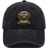 I’m Not Dying For Israel America First Military Statement Washed Cotton Baseball Cap atriotic Eagle Veteran Anti Foreign War