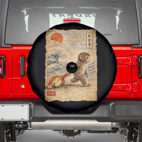 Baby Punch the Monkey Japanese Style Graphic Spare Tire Cover Dragging Plush Toy Vintage Art Gift