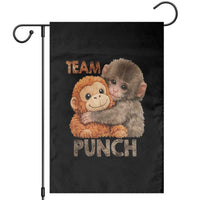 Team Punch Viral Baby Monkey Garden Flag Cute Monkey Hugging Plush Toy Internet Trend Gift