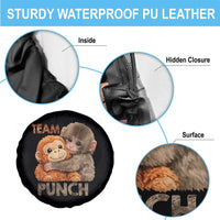 Team Punch Viral Baby Monkey Spare Tire Cover Cute Monkey Hugging Plush Toy Internet Trend Gift