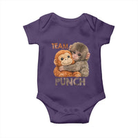 Team Punch Viral Baby Monkey Baby Onesie Cute Monkey Hugging Plush Toy Internet Trend Gift
