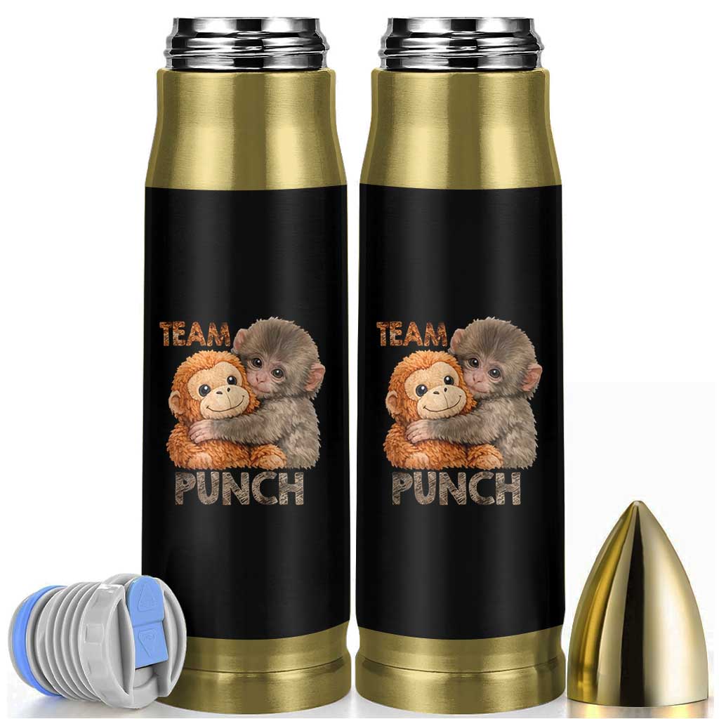 Team Punch Viral Baby Monkey Bullet Tumbler Cute Monkey Hugging Plush Toy Internet Trend Gift