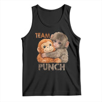 Team Punch Viral Baby Monkey Tank Top Cute Monkey Hugging Plush Toy Internet Trend Gift