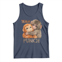 Team Punch Viral Baby Monkey Tank Top Cute Monkey Hugging Plush Toy Internet Trend Gift