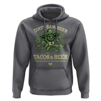 Dirty Sanchezs Tacos and Beer Funny Fiesta Hoodie Cerveza Cold as Your Exes Heart Mexican Party Humor