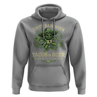 Dirty Sanchezs Tacos and Beer Funny Fiesta Hoodie Cerveza Cold as Your Exes Heart Mexican Party Humor