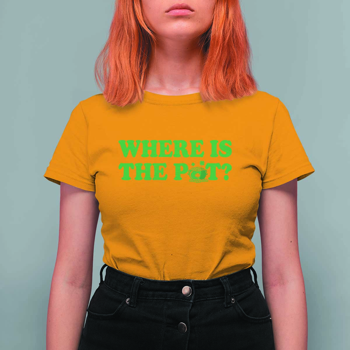 Where Is The Pot Funny St Patricks Day T Shirt For Women Lucky Clover Irish Drinking Humor