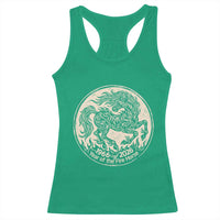 Year of the Fire Horse 1966 2026 Graphic Racerback Tank Top 60 Years Chinese Zodiac Horse Vintage Style