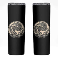 Year of the Fire Horse 1966 2026 Graphic Skinny Tumbler 60 Years Chinese Zodiac Horse Vintage Style