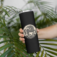Year of the Fire Horse 1966 2026 Graphic Skinny Tumbler 60 Years Chinese Zodiac Horse Vintage Style