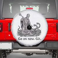 Go On Now Git Funny Saint Patrick Banishing Snakes Spare Tire Cover Irish History Humor St Patricks Day