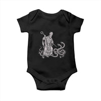 Go On Now Git Funny Saint Patrick Banishing Snakes Baby Onesie Irish History Humor St Patricks Day