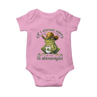 If I Shenan Once I Will Shenanigan Funny Frog Cowboy Baby Onesie St Patricks Day Shenanigans Humor