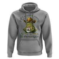 If I Shenan Once I Will Shenanigan Funny Frog Cowboy Hoodie St Patricks Day Shenanigans Humor