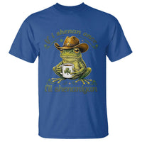 If I Shenan Once I Will Shenanigan Funny Frog Cowboy T Shirt St Patricks Day Shenanigans Humor