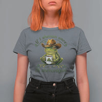 If I Shenan Once I Will Shenanigan Funny Frog Cowboy T Shirt For Women St Patricks Day Shenanigans Humor