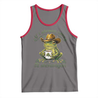 If I Shenan Once I Will Shenanigan Funny Frog Cowboy Tank Top St Patricks Day Shenanigans Humor