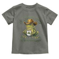 If I Shenan Once I Will Shenanigan Funny Frog Cowboy Toddler T Shirt St Patricks Day Shenanigans Humor