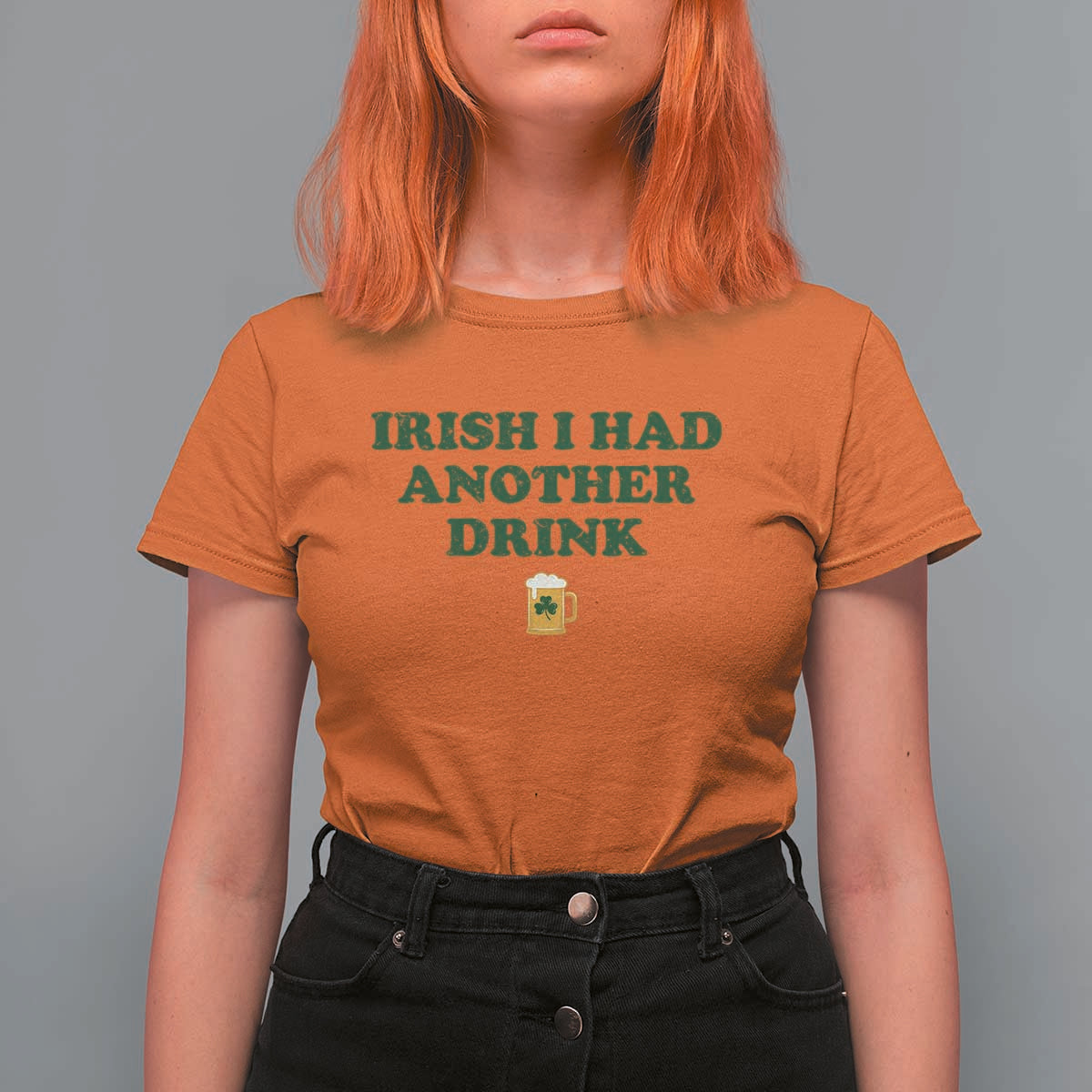 Irish I Had Another Drink T Shirt For Women Funny St Patricks Day Beer Drinking Joke Pub Humor