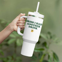 Irish I Had Another Drink Tumbler With Handle Funny St Patricks Day Beer Drinking Joke Pub Humor