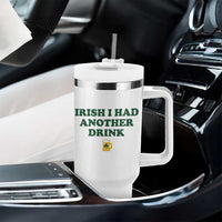 Irish I Had Another Drink Tumbler With Handle Funny St Patricks Day Beer Drinking Joke Pub Humor