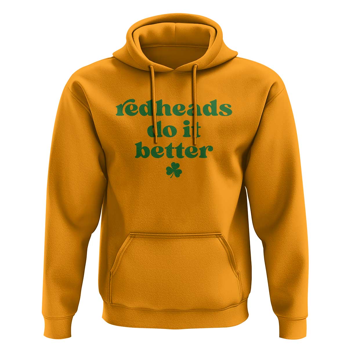 Redheads Do It Better Funny Irish Pride Hoodie St Patricks Day Ginger Humor