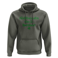 Redheads Do It Better Funny Irish Pride Hoodie St Patricks Day Ginger Humor