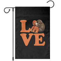 Love Punch the Baby Monkey Garden Flag Cute Hugging Plush Toy Viral Friendship